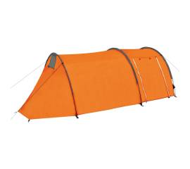 Cort de camping, 4 persoane, gri și portocaliu