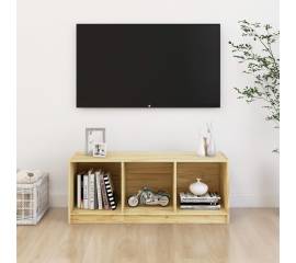 Comodă tv, 104x33x41 cm, lemn masiv de pin