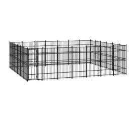 Padoc pentru câini de exterior, 38,71 m², oțel