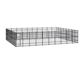 Padoc pentru câini de exterior, 73,73 m², oțel