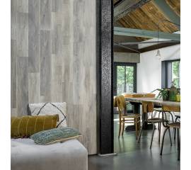 Wallart panouri perete aspect de lemn, decolorat, stejar tip hambar