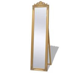 Oglindă verticală în stil baroc 160 x 40 cm auriu