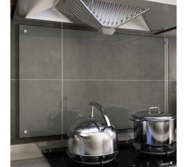 Panou antistropi bucătărie transparent 100x60cm sticlă securiz.