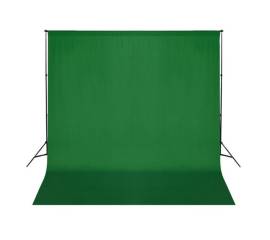 Fundal foto, bumbac, verde, 300 x 300 cm, chroma key