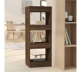 Bibliotecă/separator cameră, stejar maro, 40x30x103 cm, pal