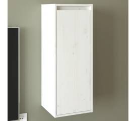 Dulap de perete, alb, 30x30x80 cm, lemn masiv de pin