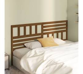 Tăblie de pat, maro miere, 186x4x100 cm, lemn masiv de pin