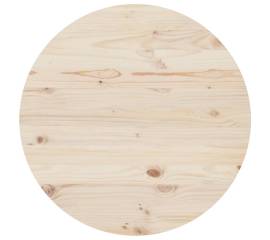 Blat de masă,Ø80x2,5 cm, lemn masiv de pin