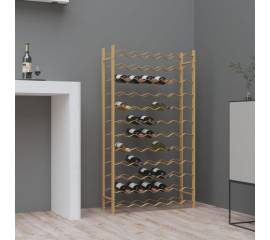 Suport sticle de vin pentru 72 sticle, auriu,metal