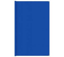 Covor pentru cort, albastru, 300x600 cm, hdpe