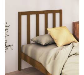 Tăblie de pat, maro miere, 96x4x100 cm, lemn masiv de pin