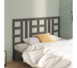 Tăblie de pat, gri, 166x4x100 cm, lemn masiv de pin