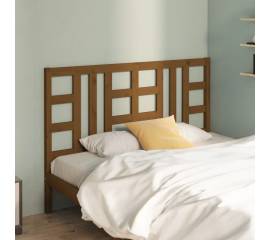 Tăblie de pat, maro miere, 166x4x100 cm, lemn masiv de pin