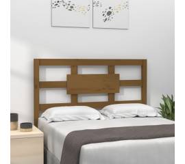 Tăblie de pat, maro miere, 105,5x4x100 cm, lemn masiv de pin