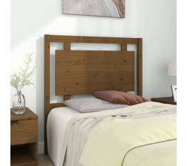 Tăblie de pat, maro miere, 95,5x4x100 cm, lemn masiv de pin