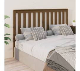 Tăblie de pat, maro miere, 166x6x101 cm, lemn masiv de pin