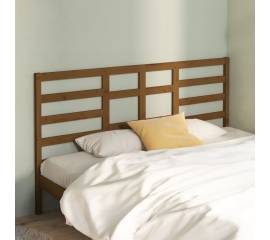 Tăblie de pat, maro miere, 186x4x104 cm, lemn masiv de pin
