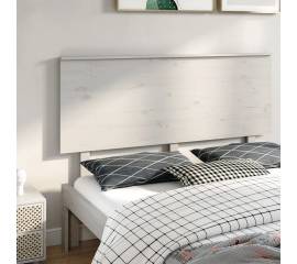 Tăblie de pat, alb, 154x6x82,5 cm, lemn masiv de pin
