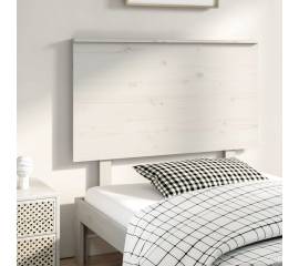 Tăblie de pat, alb, 94x6x82,5 cm, lemn masiv de pin