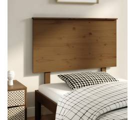 Tăblie de pat, maro miere, 104x6x82,5 cm, lemn masiv de pin