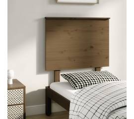 Tăblie de pat, maro miere, 79x6x82,5 cm, lemn masiv de pin