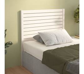 Tăblie de pat, alb, 106x4x100 cm, lemn masiv de pin