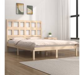 Cadru de pat, 140x190 cm, lemn masiv de pin
