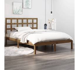 Cadru de pat, maro miere, 120x200 cm, lemn masiv