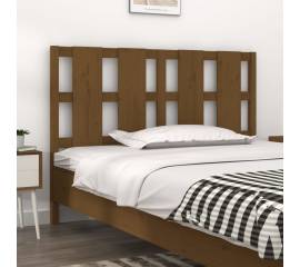 Tăblie de pat, maro miere, 140,5x4x100 cm, lemn masiv de pin