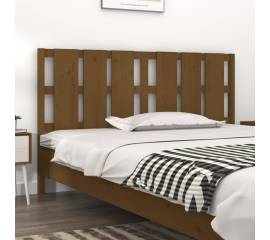Tăblie de pat, maro miere, 185,5x4x100 cm, lemn masiv de pin