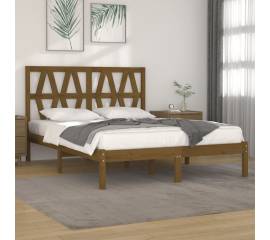 Cadru de pat, maro miere, 120x200 cm, lemn masiv de pin