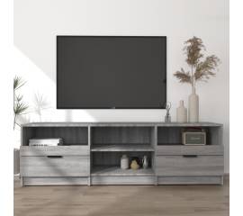 Comodă tv, sonoma gri, 150x33,5x45 cm, lemn prelucrat