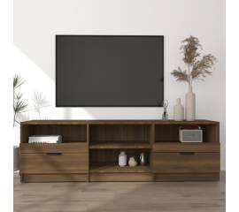Comodă tv, stejar maro, 150x33,5x45 cm, lemn prelucrat