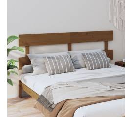 Tăblie de pat, maro miere, 184x3x81 cm, lemn masiv de pin