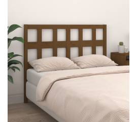 Tăblie de pat, maro miere, 155,5x4x100 cm, lemn masiv de pin