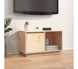 Comodă tv, 74x35x44 cm, lemn masiv de pin