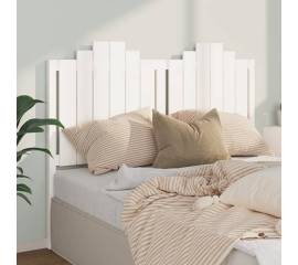 Tăblie de pat, alb, 141x4x110 cm, lemn masiv de pin
