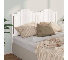 Tăblie de pat, alb, 156x4x110 cm, lemn masiv de pin