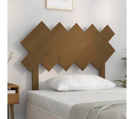 Tăblie de pat, maro miere, 104x3x80,5 cm, lemn masiv de pin
