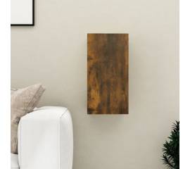 Comodă tv, stejar fumuriu, 30,5x30x60 cm, lemn prelucrat