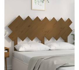 Tăblie de pat, maro miere, 151,5x3x81 cm, lemn masiv de pin