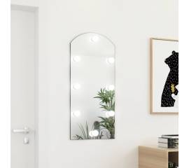 Oglindă cu lumini led, arcadă, 90x45 cm, sticlă