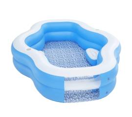 Bestway piscină splashview, albastru și alb, 270x198x51 cm