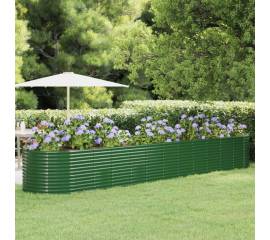 Jardinieră grădină verde 507x100x68cm oțel vopsit electrostatic