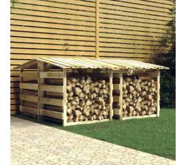 Pergole cu acoperiș, 4 buc., 100x90x100 cm, lemn de pin tratat