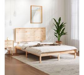 Cadru de pat double 4ft6, 135x190 cm, lemn masiv
