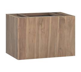 Dulap pentru baie de perete, 60x39x40 cm, lemn masiv de tec