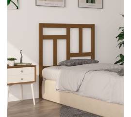 Tăblie de pat, maro miere, 80,5x4x100 cm, lemn masiv de pin