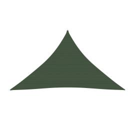 Pânză parasolar, verde închis, 4x4x5,8 m, hdpe, 160 g/m²