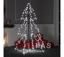 Brad crăciun conic, 160 led-uri, 78x120 cm, interior & exterior
